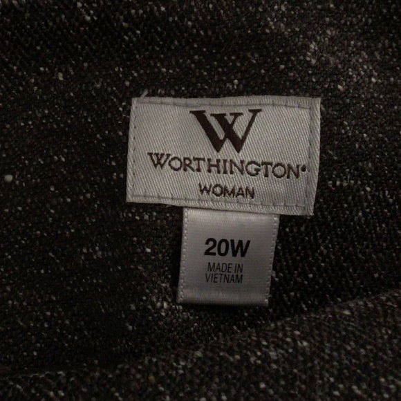 Stylish Brown skirt with leather-like stripes - Picture 7 of 16